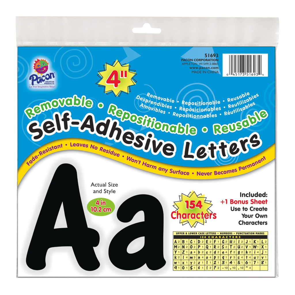 Cheery Font Self-Adhesive Letters