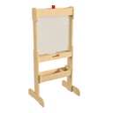 Free Standing Wooden Double Sided Accessory Panel Easel