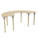 Adjustable Height  Half Circle Classroom Activity Table