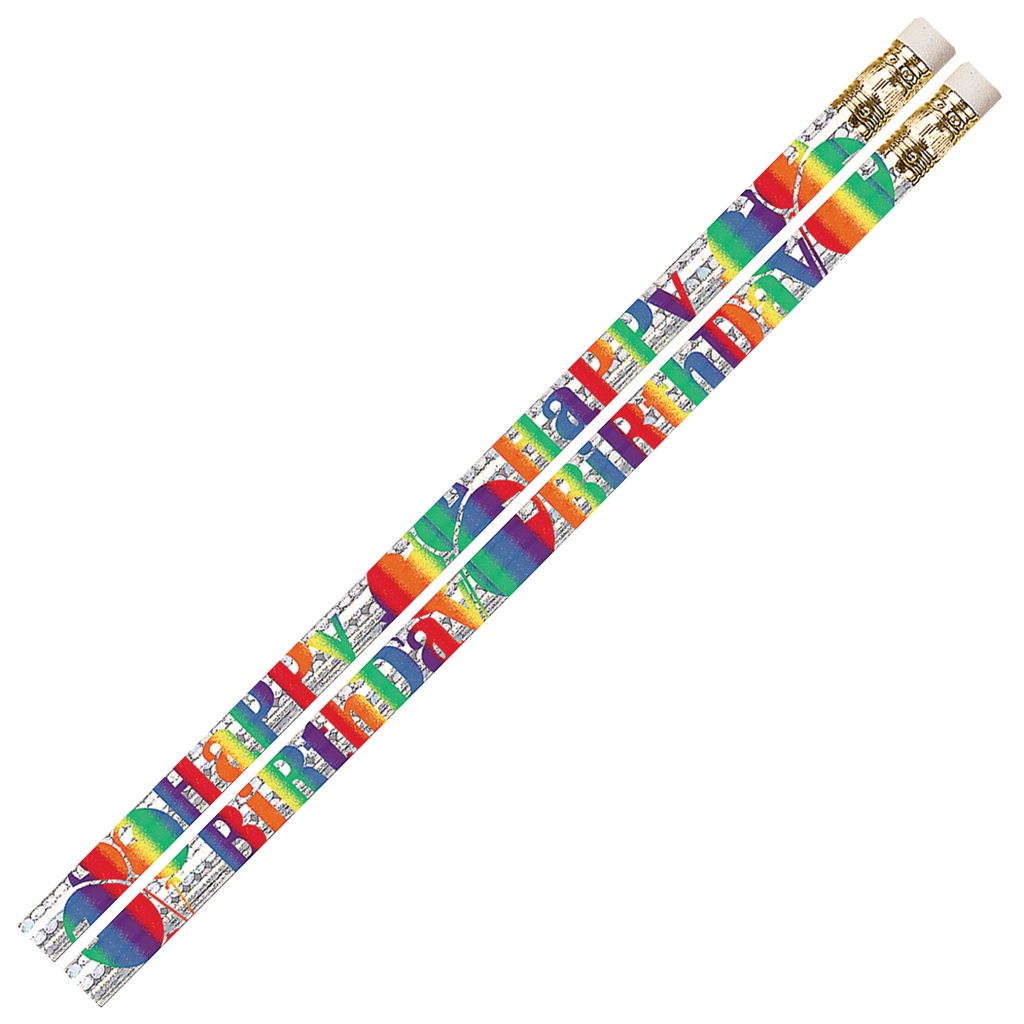 12ct Birthday Blitz Pencils | D1356 MSG
