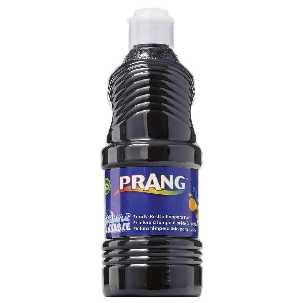 Prang® Washable Tempera Paint, Black, 16 oz,16 fl oz, 1 Bottle 