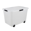 Advantus® Clear 15 Gallon Rolling Storage Box 