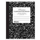 BAZIC® Composition Book C/R Black Marble Premium 100 Ct. — College-ruled notebook