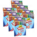 Crayola® Swirl Mini Twistables® Crayons — 10‑count packs, case of 6