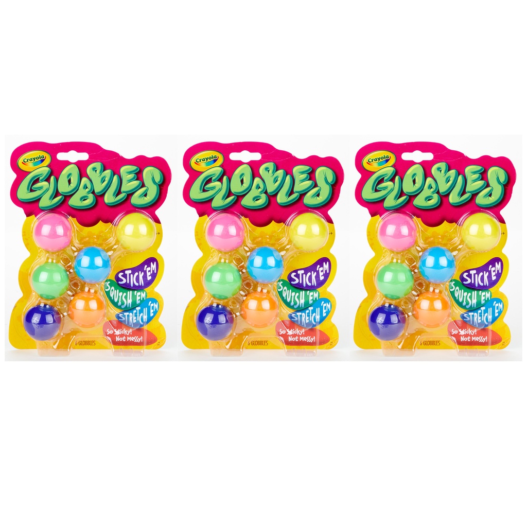 Crayola® Globbles Fidget Toy — 6 per pack, 3 packs (18 total)