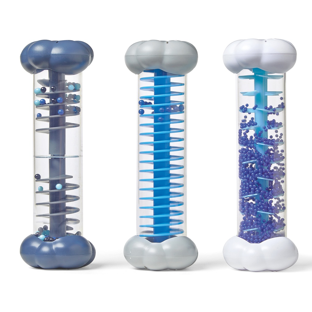 hand2mind® Sounds of Rain Sensory Tubes — Calming audio sensory set for self-regulation