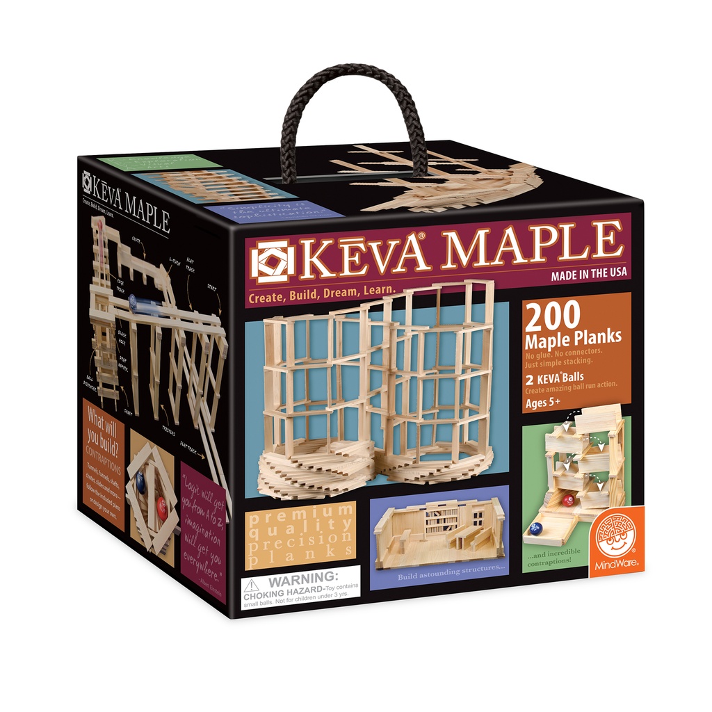 Keva Maple Plank Set, 200 piece