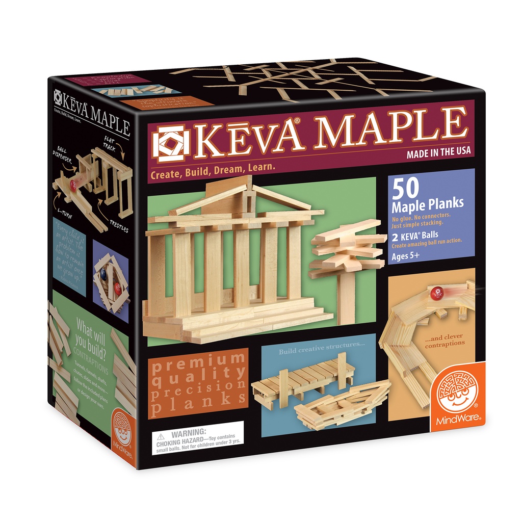 Keva Maple Plank Set, 50 piece
