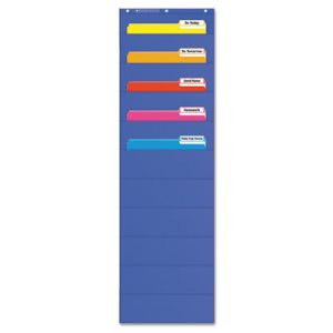Scholastic® File Organizer Pocket Chart — 10 Pockets for Letter‑Size Folders