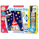 The Learning Journey® Long & Tall Puzzle — 123 Rocket Ship Counting Puzzle