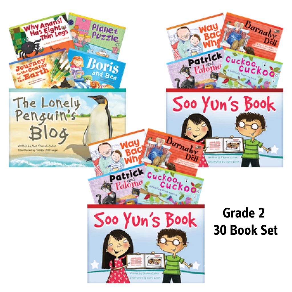 Literary Text Grade 2 Readers Set 1, 2 & 3 30-Book Set