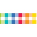 Core Decor Rainbow Buffalo Check EZ Border, 48 Feet
