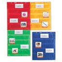 Magnetic Pocket Chart Squares, Set of 4, 14" W x 17" H Each
