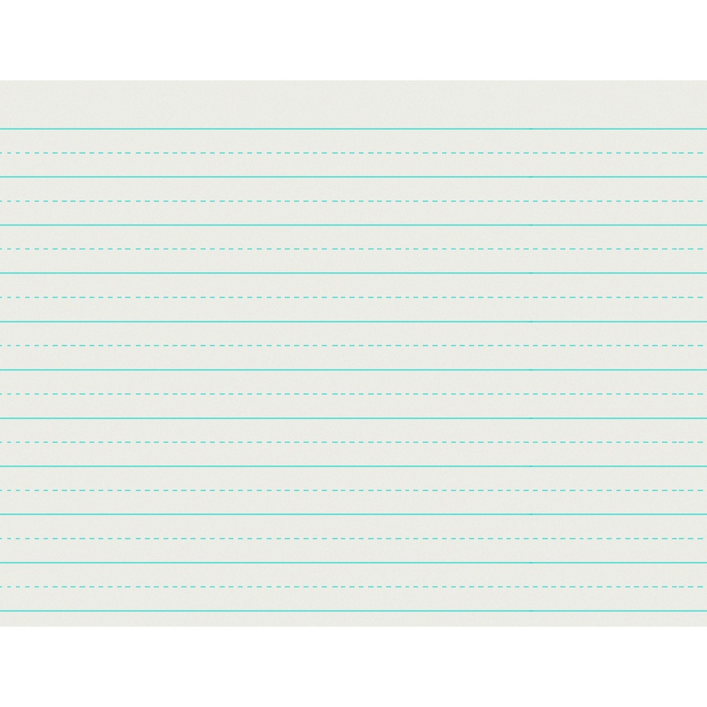 Newsprint Handwriting Paper, Alternate Dotted, Grade 2, 3/4" x 3/8" Ruled Long, 11" x 8-1/2", 500 Sheets