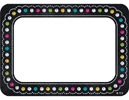 Chalkboard Brights Name Tag Labels