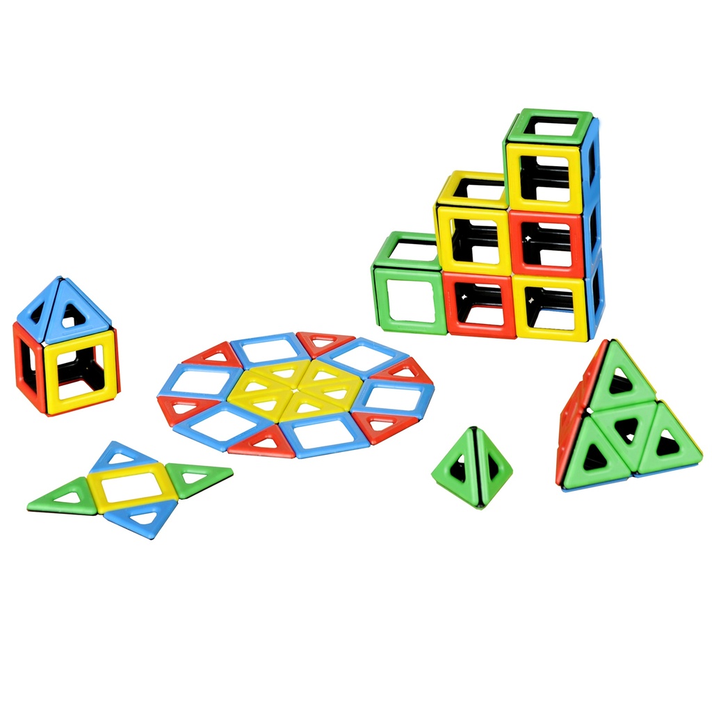 Polydron® Magnetic Polydron® Class Set — 96 Pieces