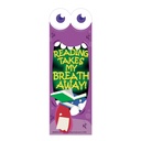 Reading Takes My Breath Away Monster Breath Scented Bookmarks, Pack of 24