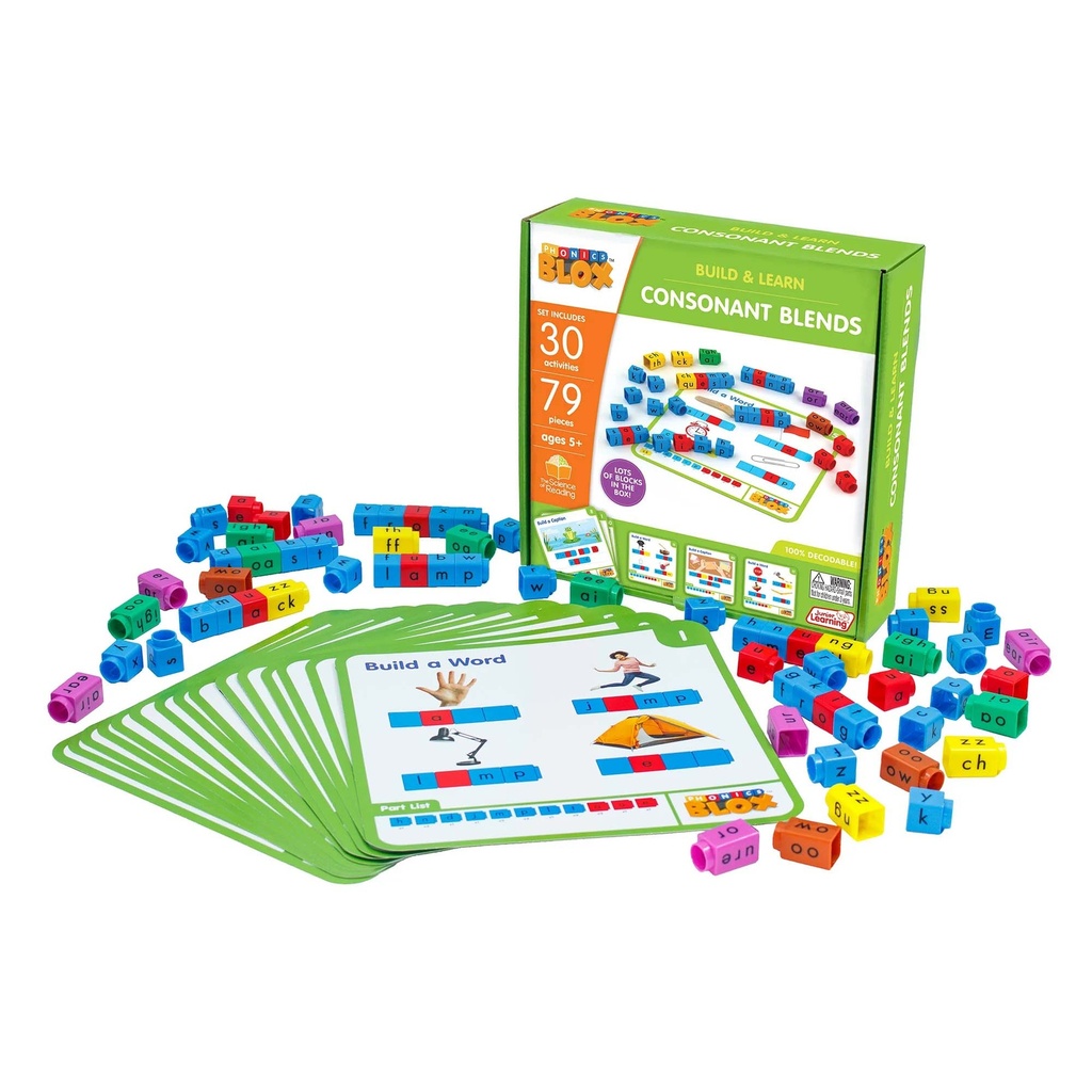 Junior Learning® Consonant Blends — Rainbow Phonics, Phase 4
