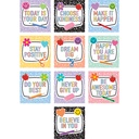 Teacher Created Resources® Cool for School Positive Sayings Accents — 30‑Pack