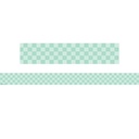 Teacher Created Resources® Cool for School Green Checkers Straight Border Trim — 35 Feet