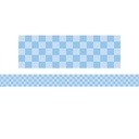 Teacher Created Resources® Cool for School Blue Checkers Straight Border Trim — 35 Feet