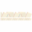 Notebook Paper  Deco Trim - Extra Wide