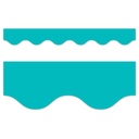 Core Decor Turquoise Wavy EZ Border