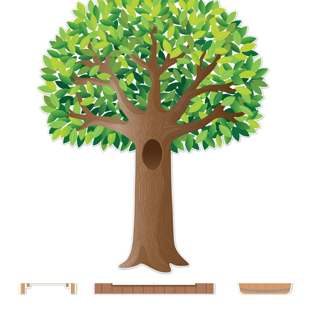 Creative Teaching Press® Apple Time Jumbo Tree — 46" × 57" bulletin board set
