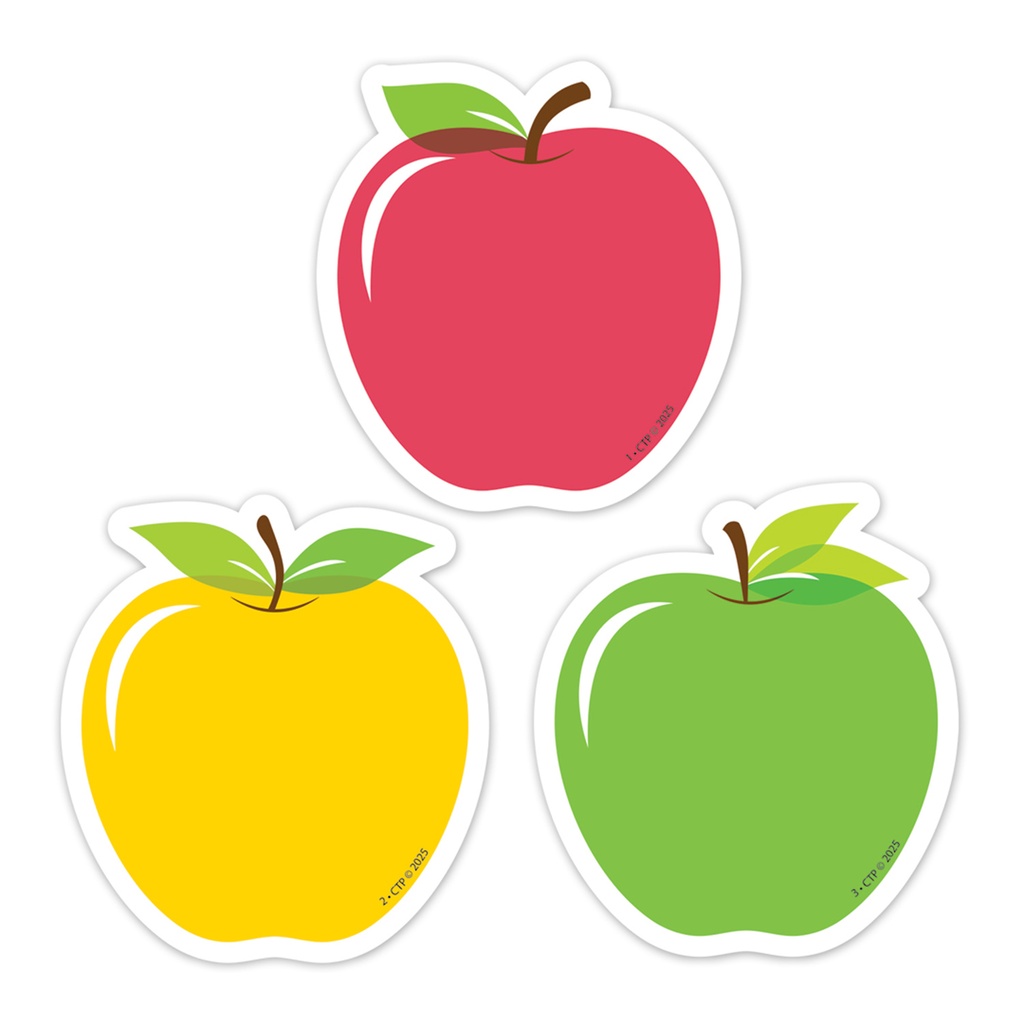Creative Teaching Press® Apple Time Apples 3" Designer Cut‑Outs,3"