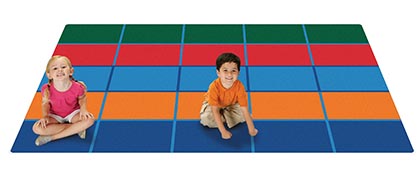Color Blocks Value Seating Rug 6ft x 9ft Rectangle
