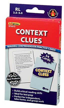 Context Clues Reading Comprehension Blue Level