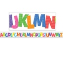 Colorful Alphabet Die-Cut Border Trim