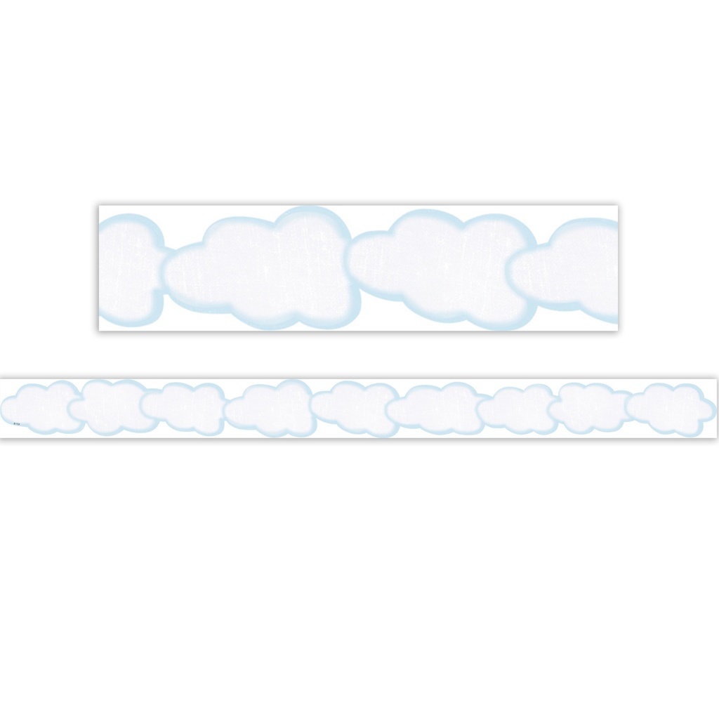 Clouds Die-Cut Border Trim