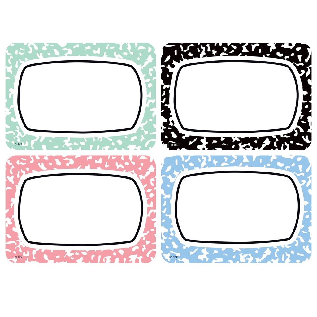 Cool for School Name Tags/Labels – Multi-Pack