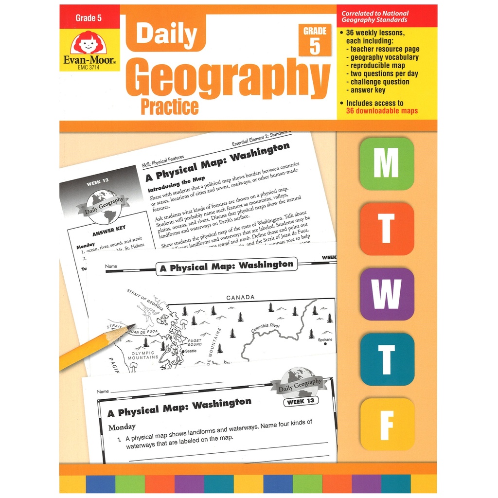 Daily Geography Practice Grade 5