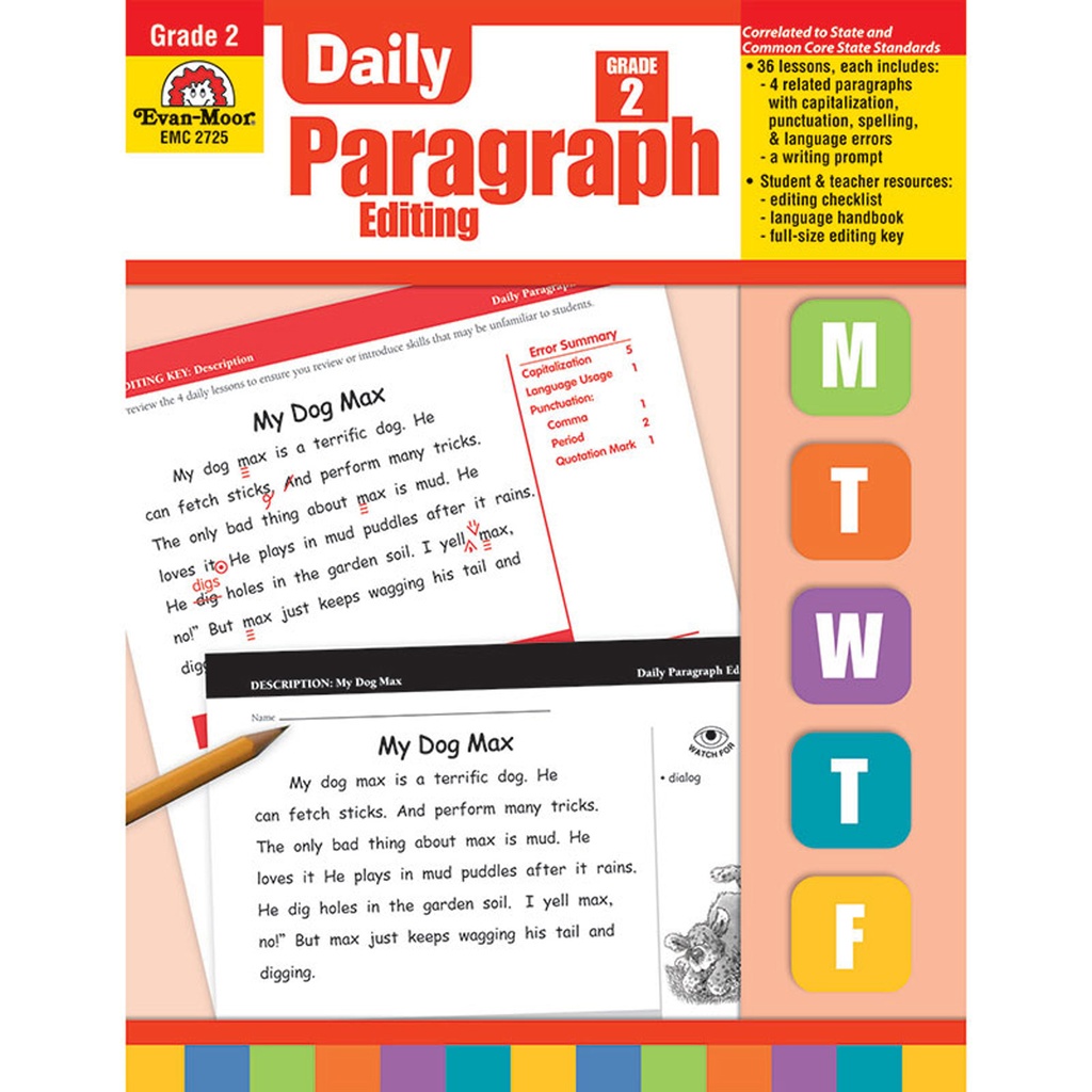 Daily Paragraph Editing Grade 2