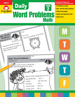 Daily Word Problems Grade 2