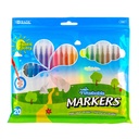 Fine Line Washable Markers 20 Colors