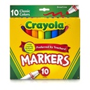 Classic Colors Broad Line Markers Pack of 10