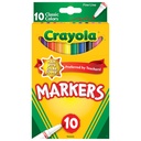 Classic Colors Fine Line Markers Pack of 10