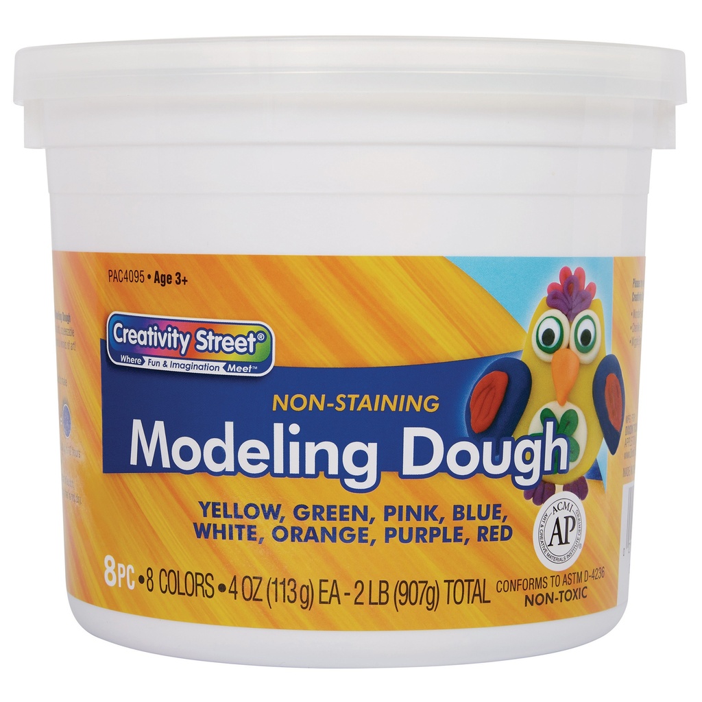 4 oz. Modeling Dough in 8 Assorted Colors
