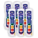 Metallic 8 Color Washable Watercolors Set with Brush 6ct