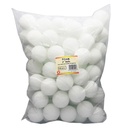 White 2 Inch Craft Foam Balls Pack of 100