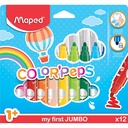 Color'Peps My First Safety Tip Ultrawashable Markers Pack of 12