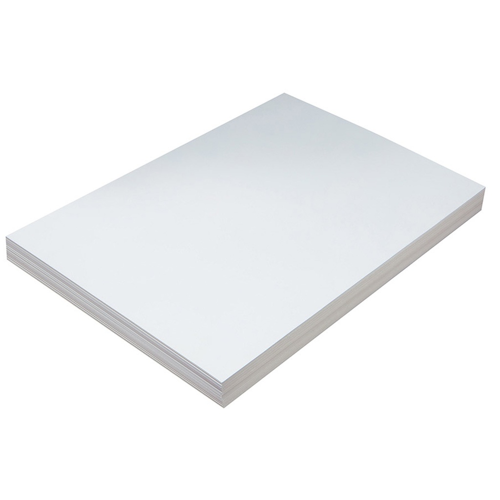 White  12" x 18" Heavyweight Tagboard 100 Sheets