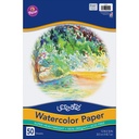 White 12" x 18" 140 lb. Watercolor Paper 50 Sheets