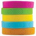 Teacher Created Resources® Happy Faces Wristbands — 10 Silicone Bands