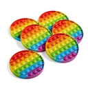 hand2mind® Circular Alphabet Pop Its, Set of 6 — Sensory poppers for letter practice and phonemic awareness