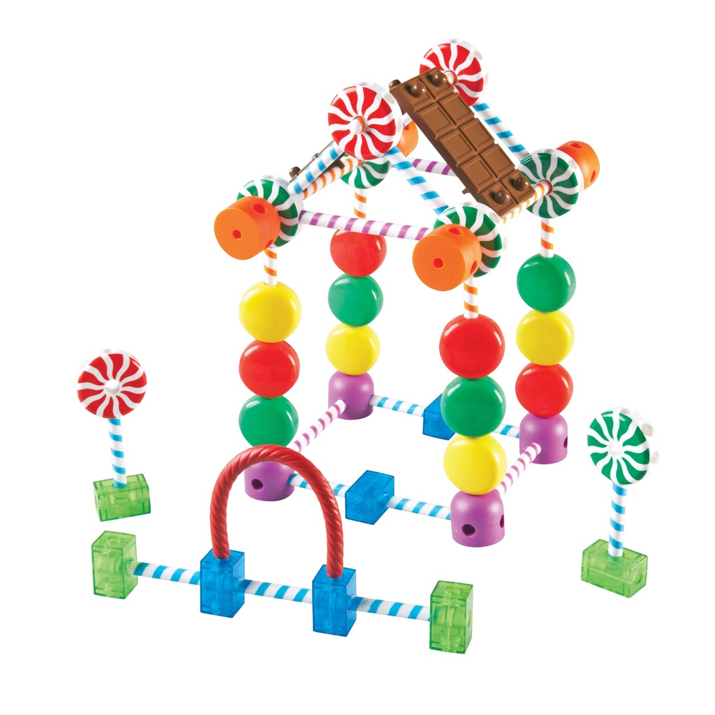Learning Resources® Candy Construction™ Building Set — STEM Engineering, 92‑Piece