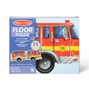Giant Fire Truck Floor Puzzle
